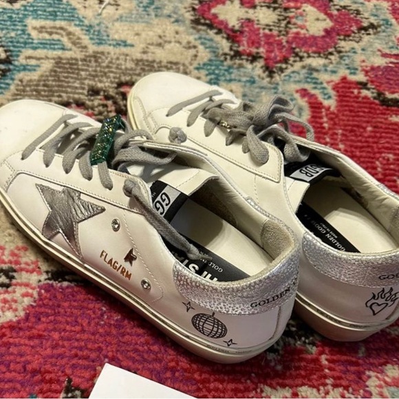 CUSTOM TAYLOR SWIFT GOLDEN GOOSE HI STAR | SIZE 39 - Picture 1 of 5